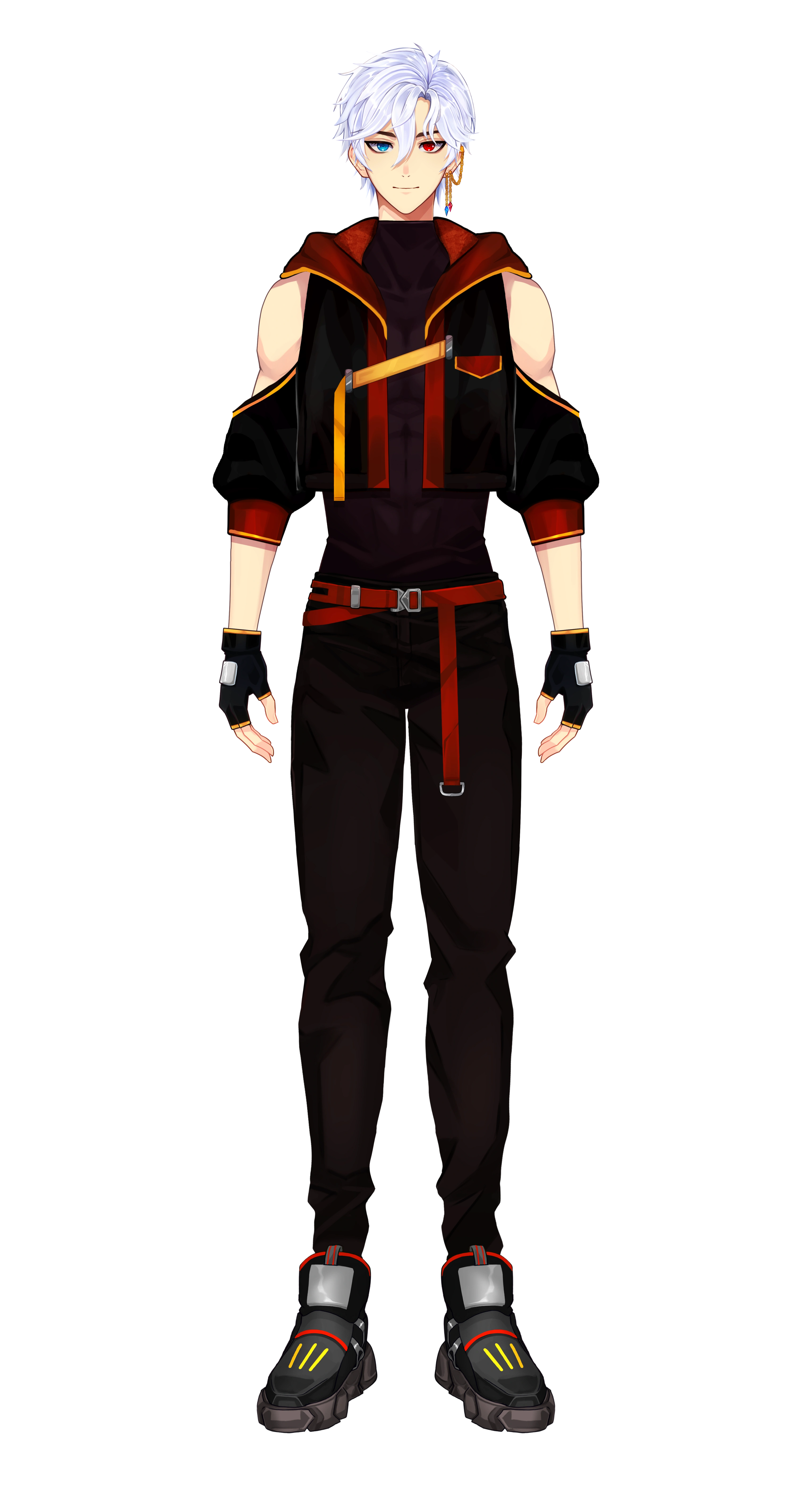 Ren's newly debuted Live2D model