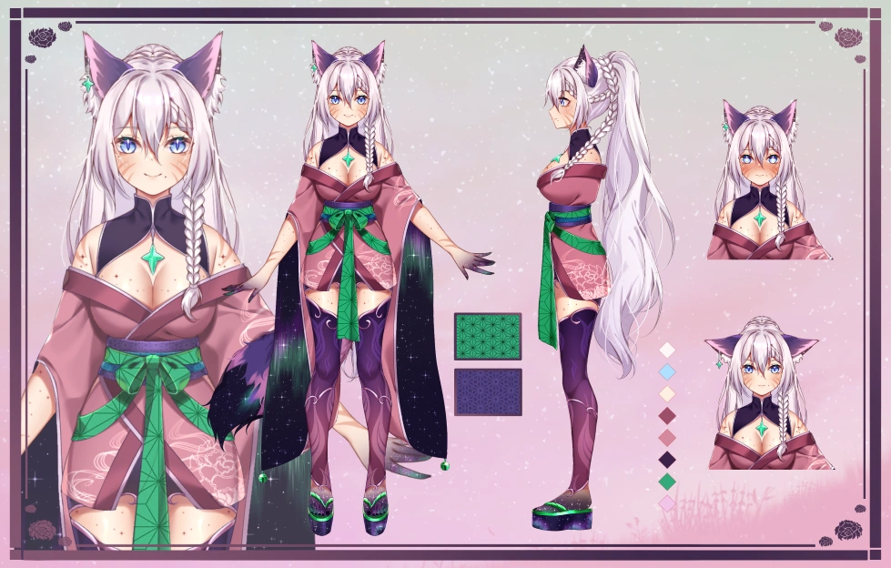 Starphyre character sheet by Tsukichan