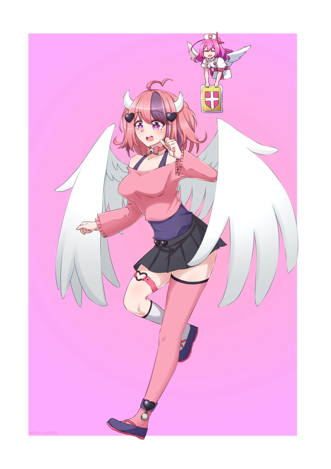 Immunity-Chan finding Ironmouse - Short webcomic by D-Kun. Link: Tweet