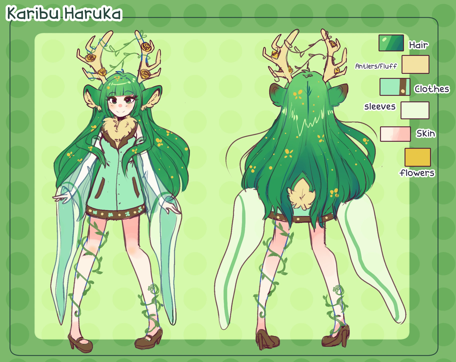 First Model Reference Sheet by starcircuits