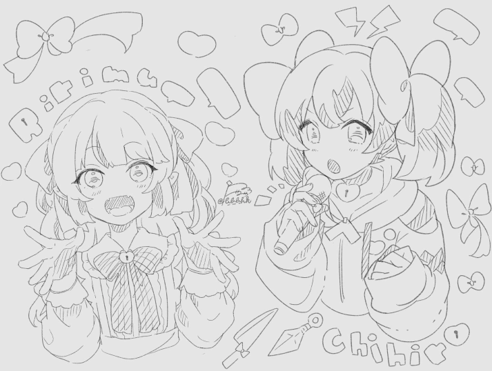 Makaino Ririmu and Yuki Chihiro by Bebe