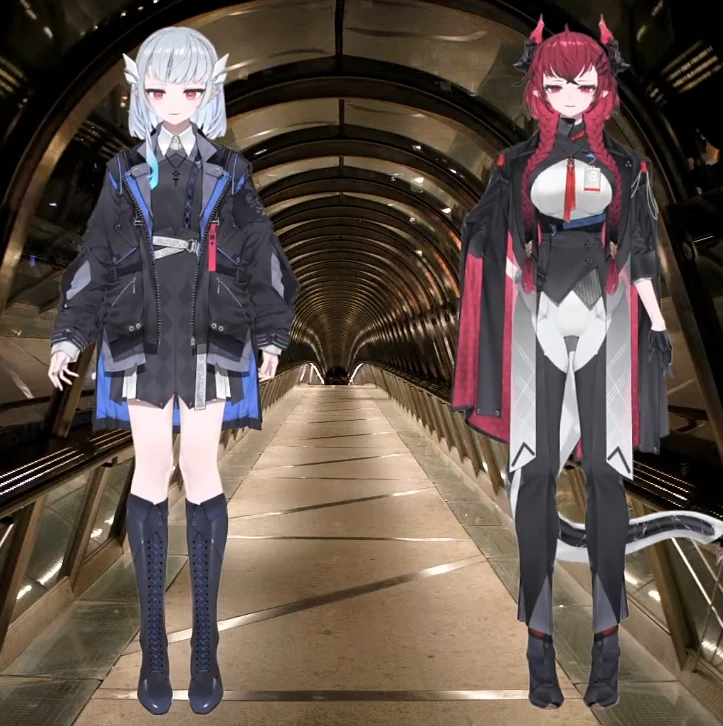 Mizuno Levi and Akai Satan 2D model