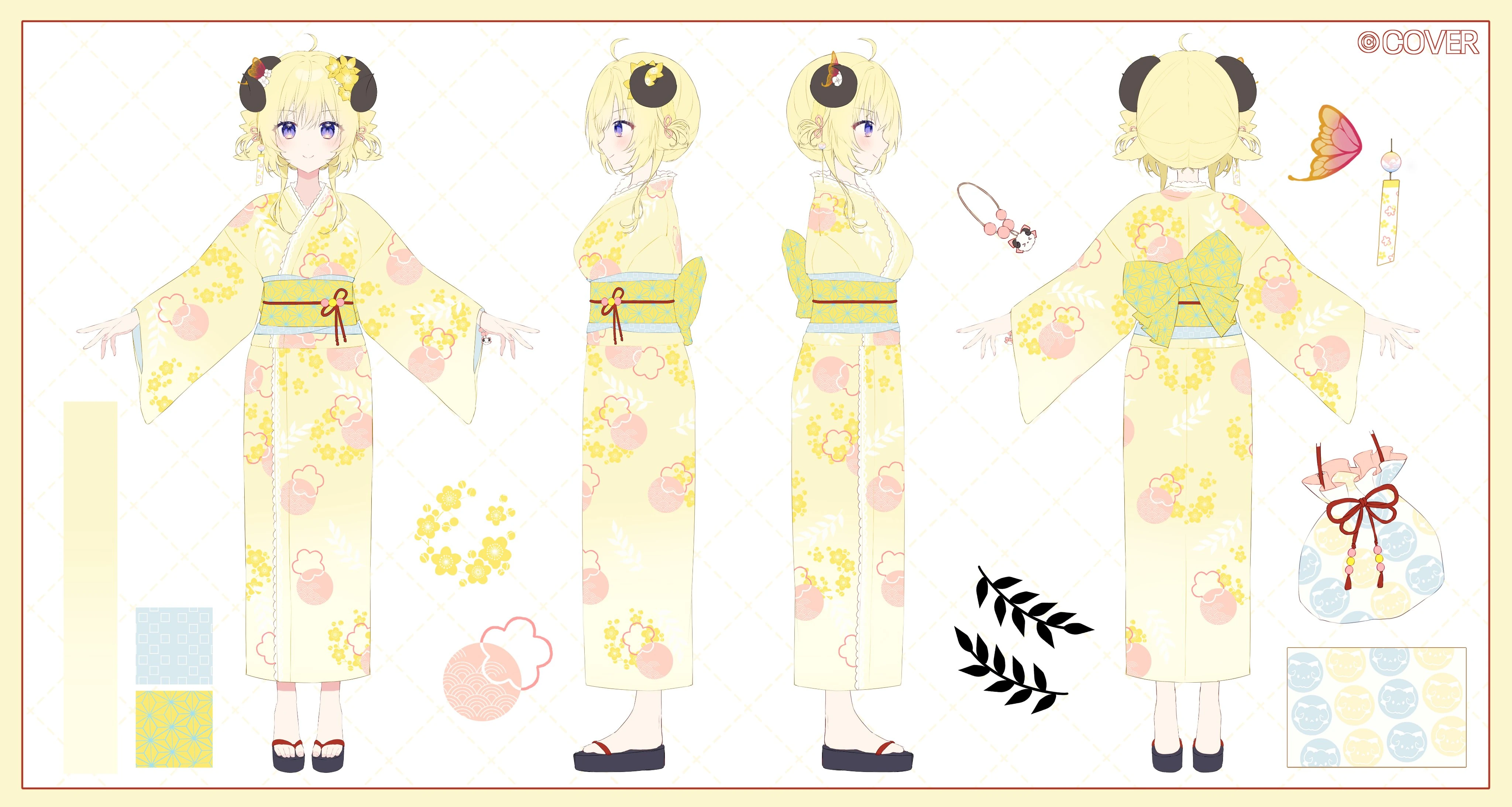 holonatsu Paradise Costume Reference Sheet