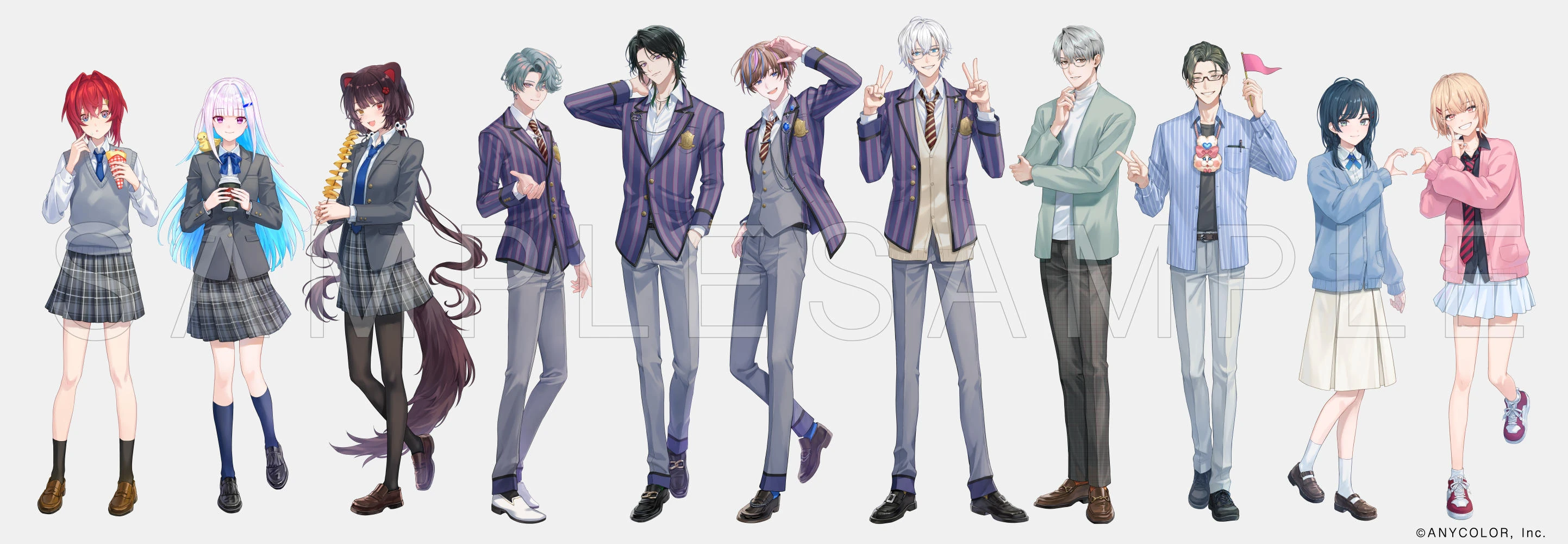Nijisanji Spring Party Collaboration by Sawano Sawa