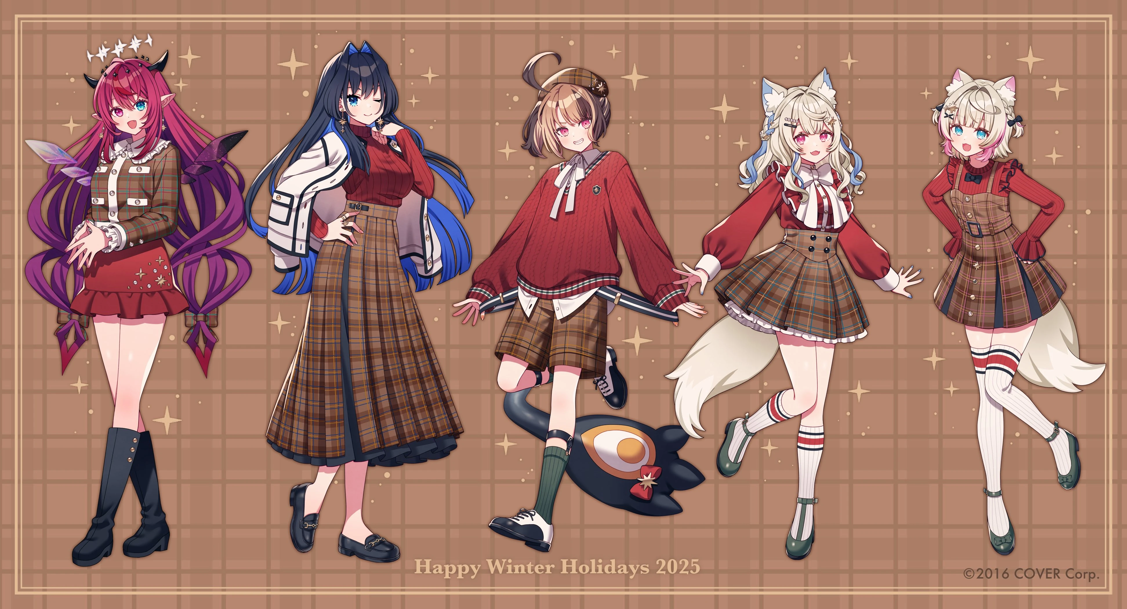 Happy Winter Holidays Merch<br>by Amagi Hana