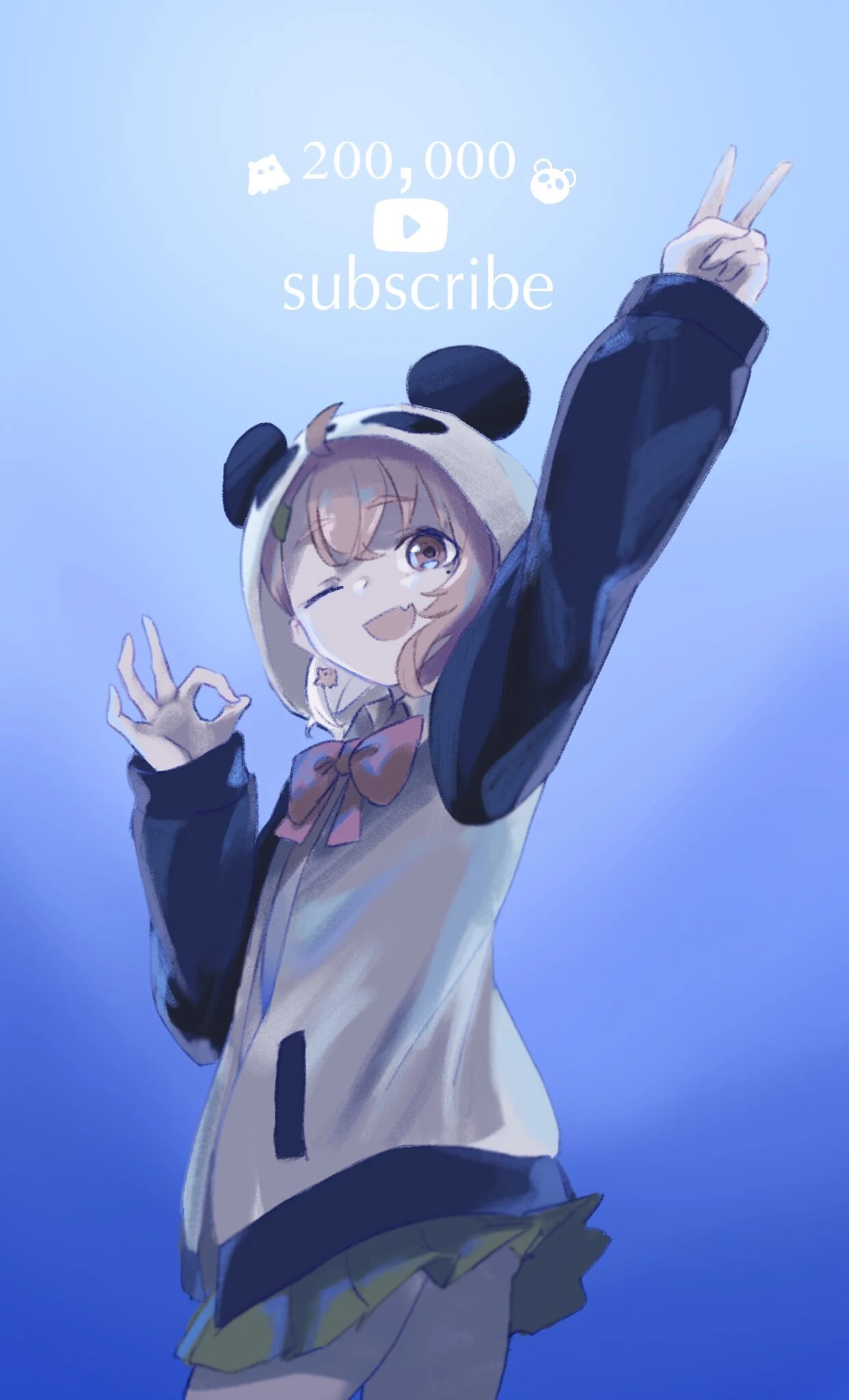 200,000 Subscribers Illustration<br>by Soranaki