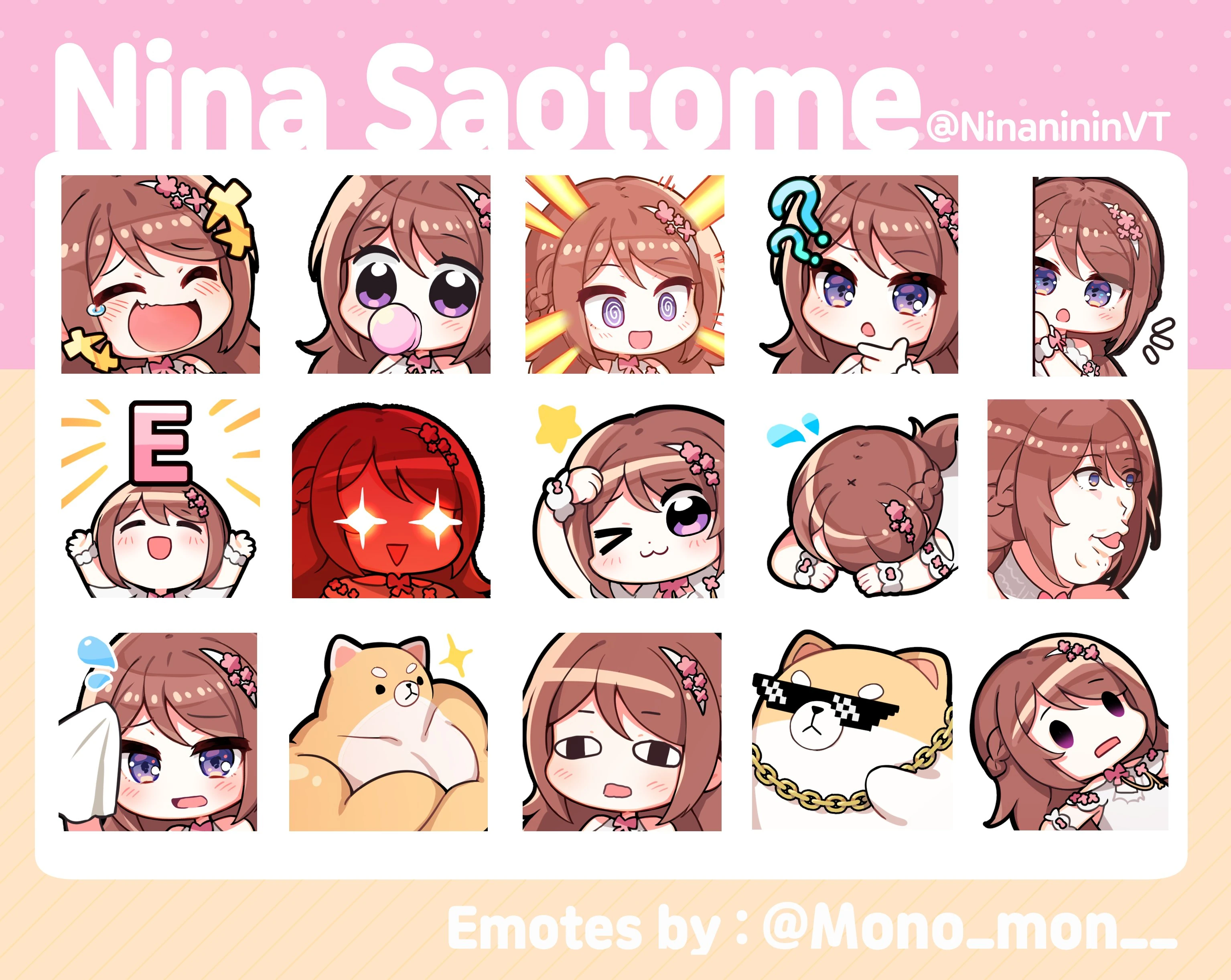 Twitch Emotes by MONO MON