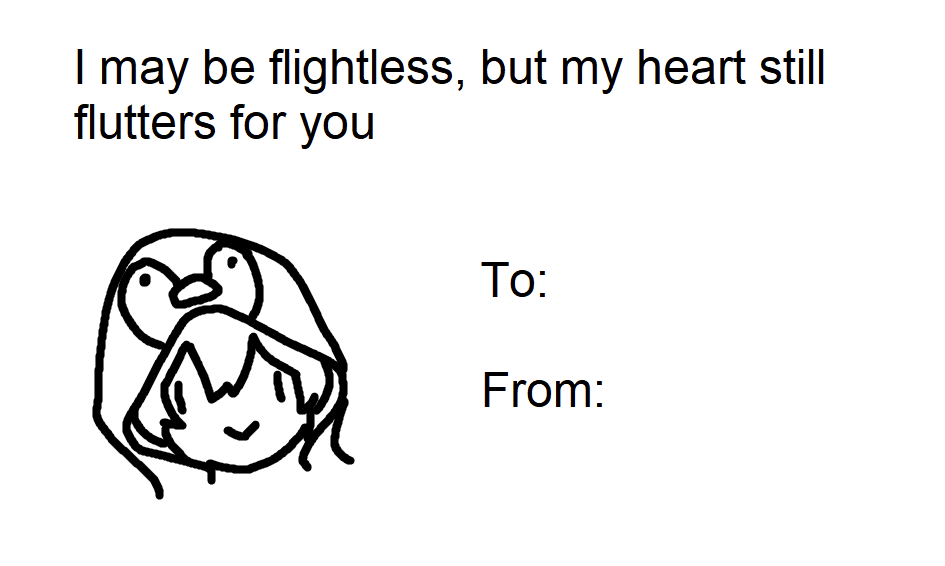 Petra Gurin's Valentine's Day card