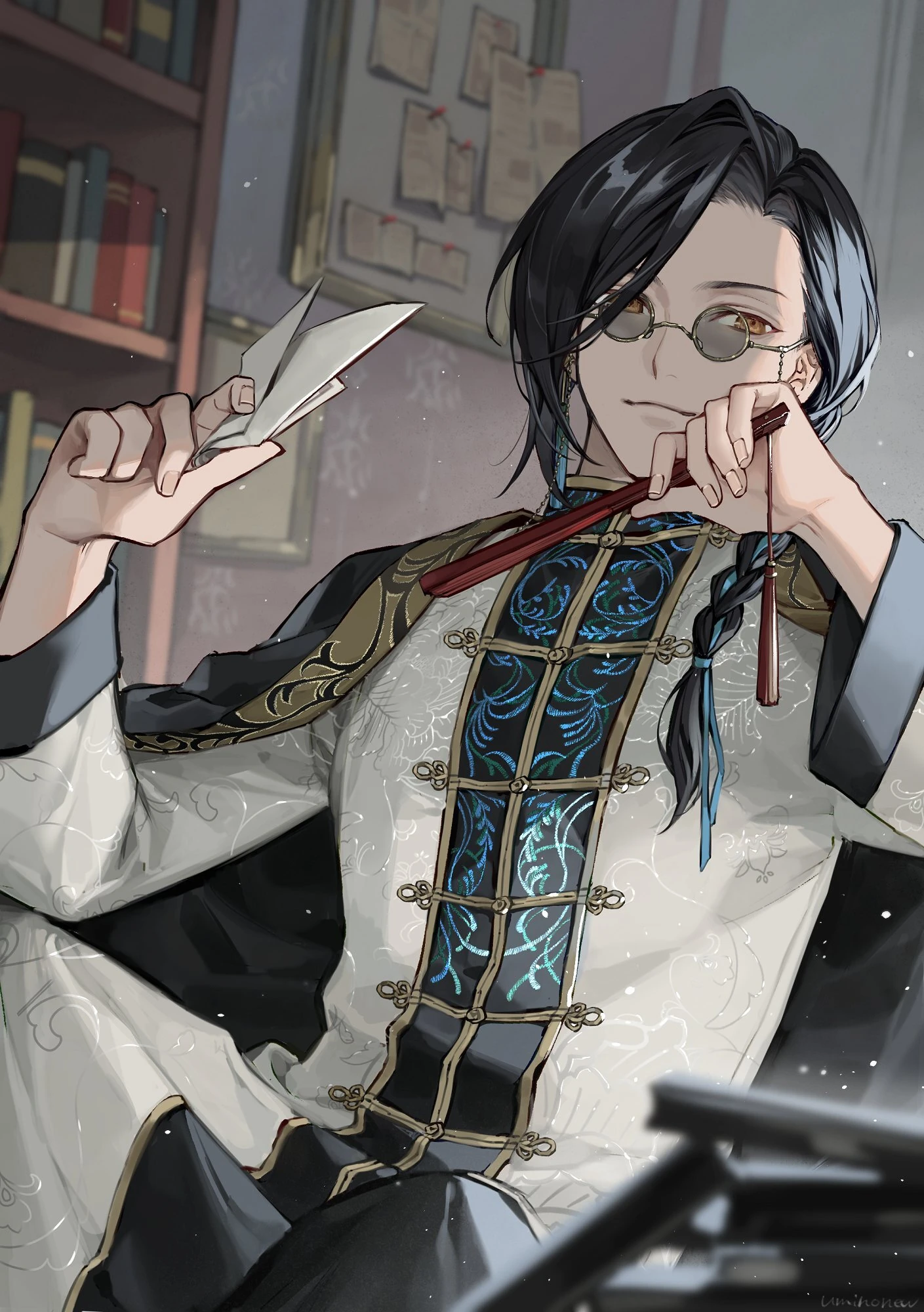 Chinese Outfit Illustration by Umino