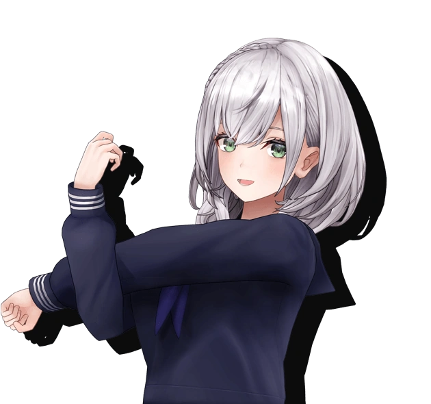 Shiromi Yae (銀鏡 八重) Model from hololive ERROR