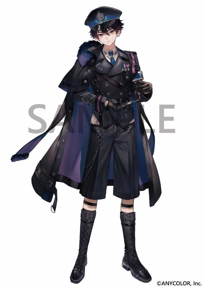 NIJISANJI -Prison Guard- Goods Illustration<br>by Shinotaro