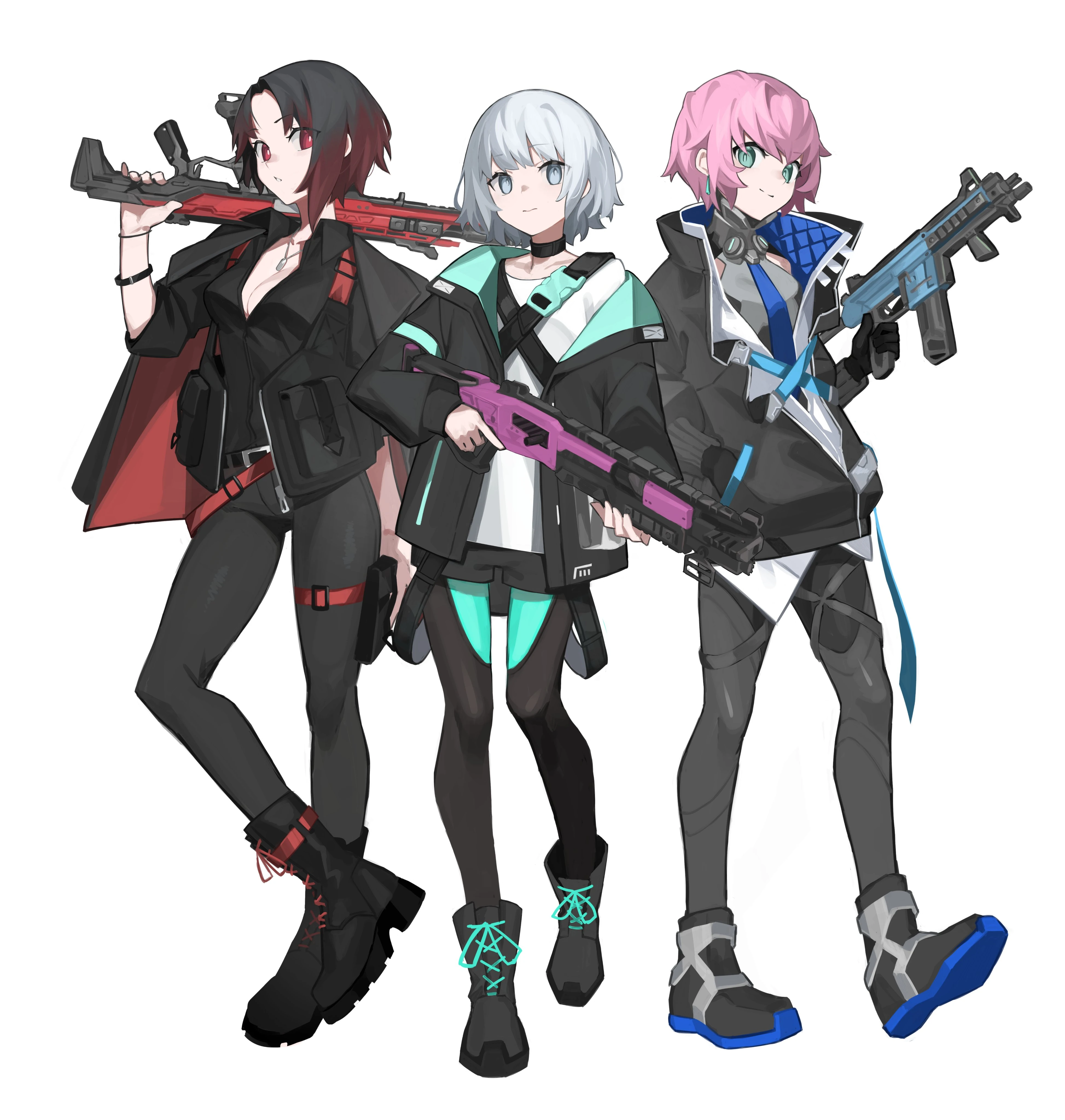 VSaikyo Season 4 [https://twitter.com/paka_el/status/1511297679472865287 Key Visual]<br>Kisaragi Ren, [[Pakael]], [[Yuuhi Riri]]<br>by [https://twitter.com/balance_sd BALANCE]