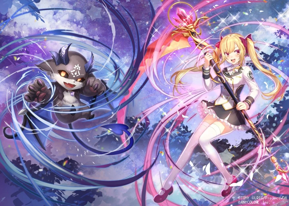 Rion Card for the WIXOSS booster pack "Nijisanji DIVA" by Yuu Shimotsuki