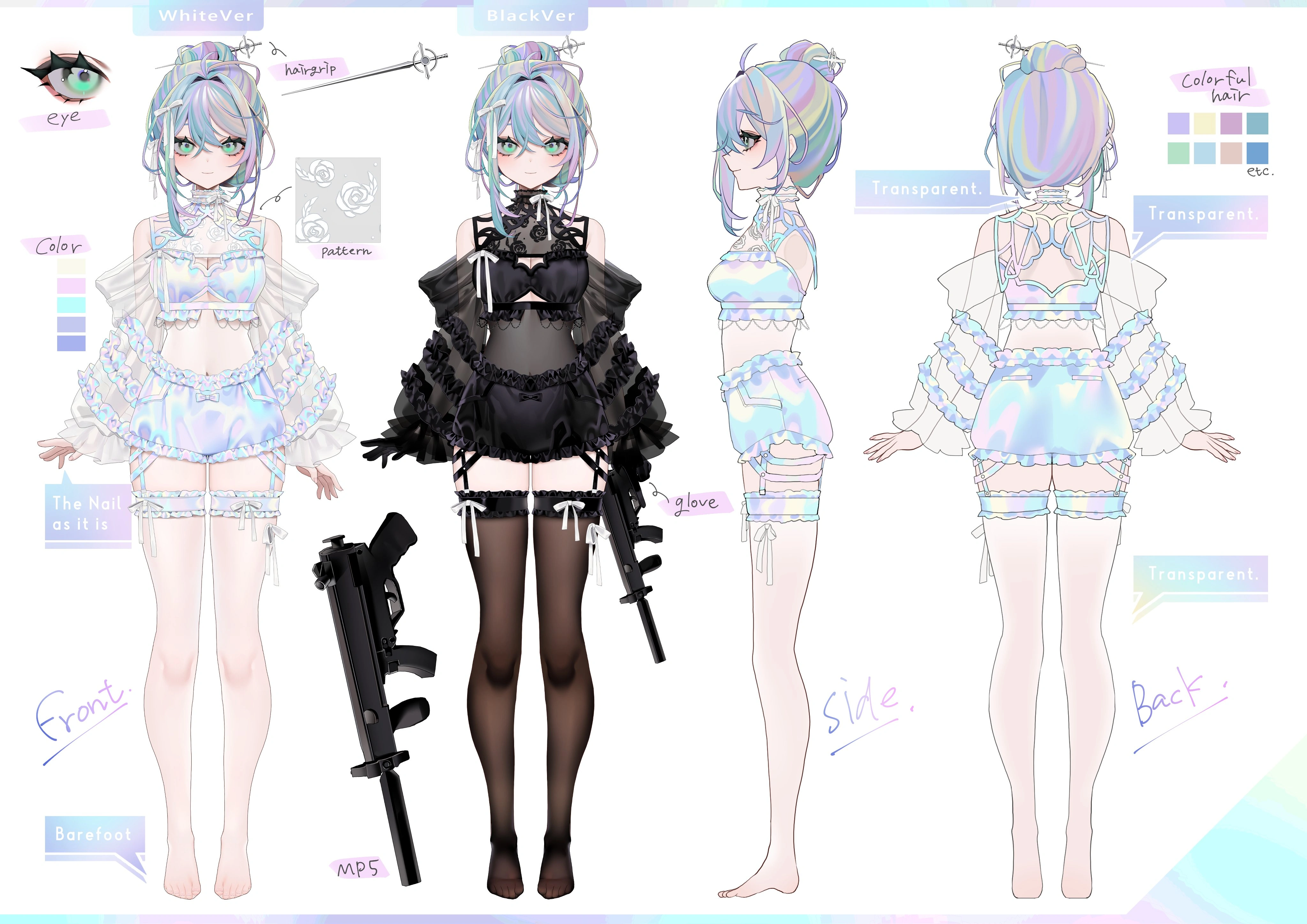 Second Outfit Reference Sheet