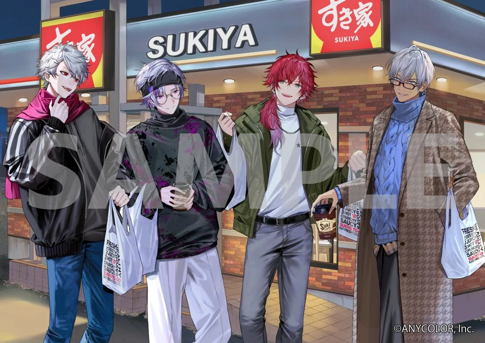 Sukiya Collaboration Illustration by Bodax