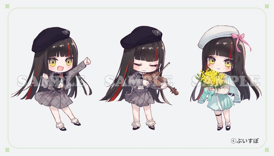 2026 Birthday Chibi Goods Illustration by osakana