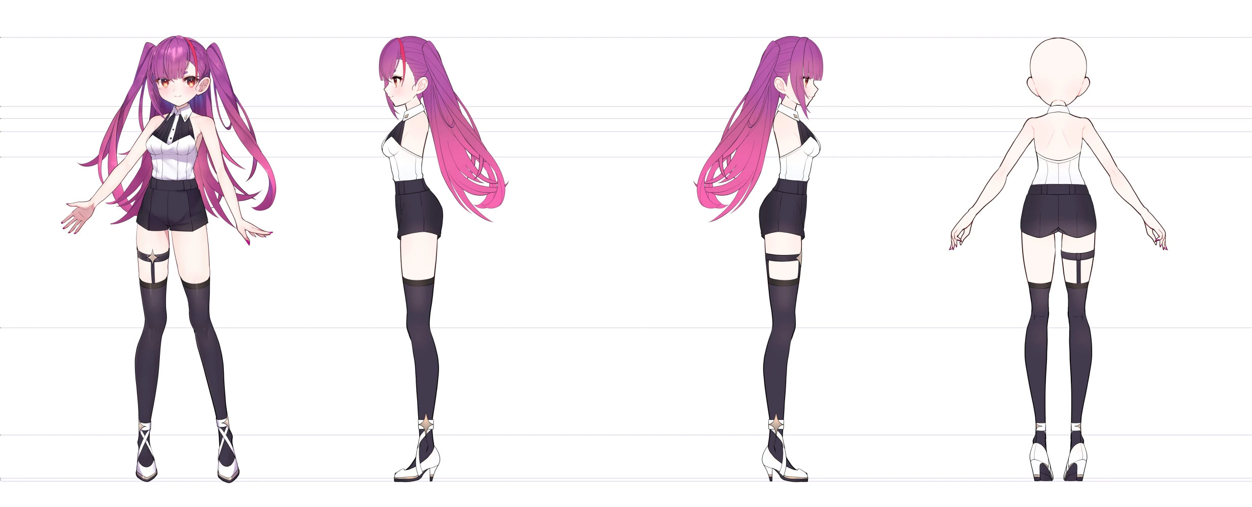 3D Model Reference Sheet by KT