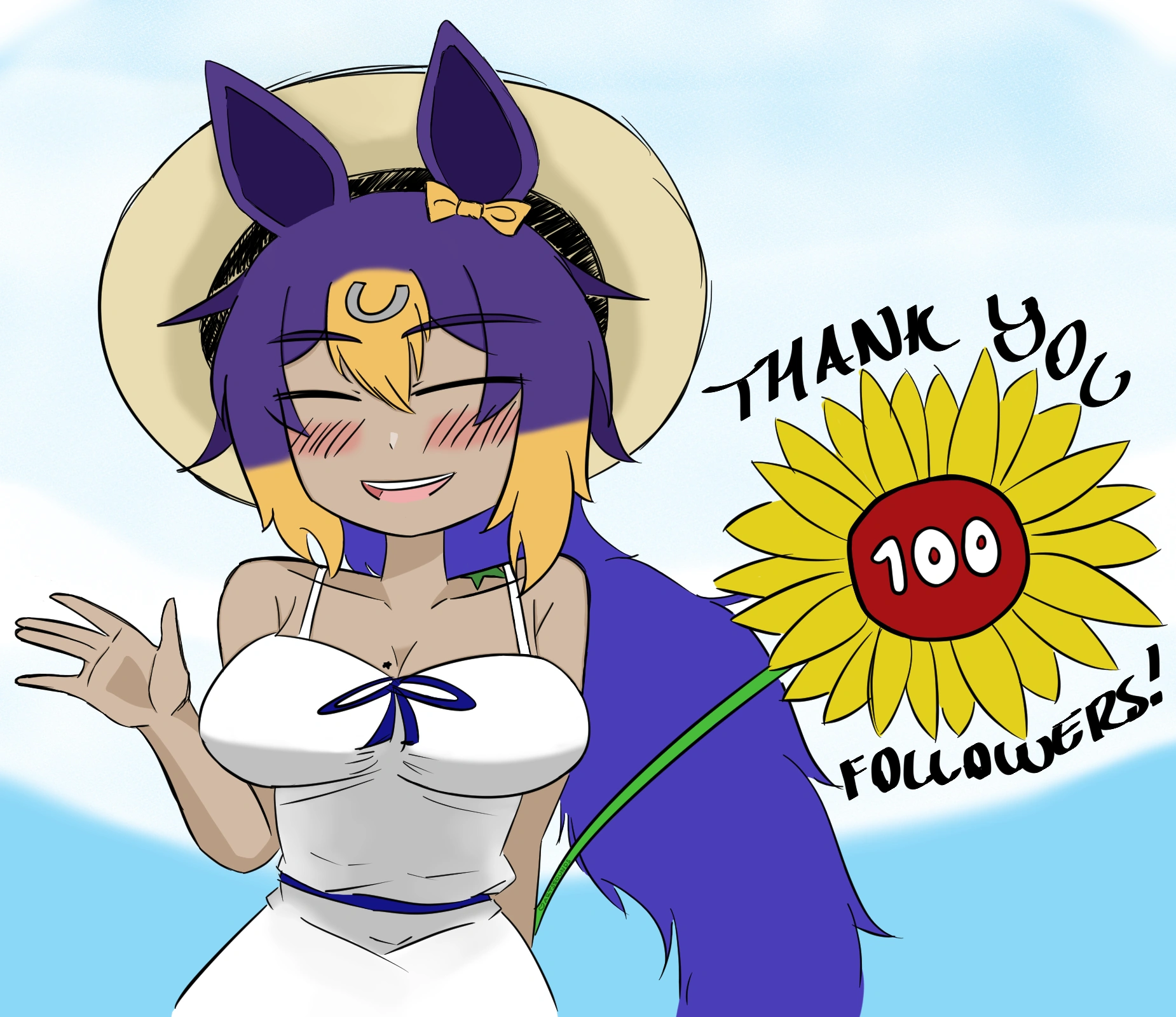 Jesse Tennessee drawn as a thank you for 100 followers! by artssounds