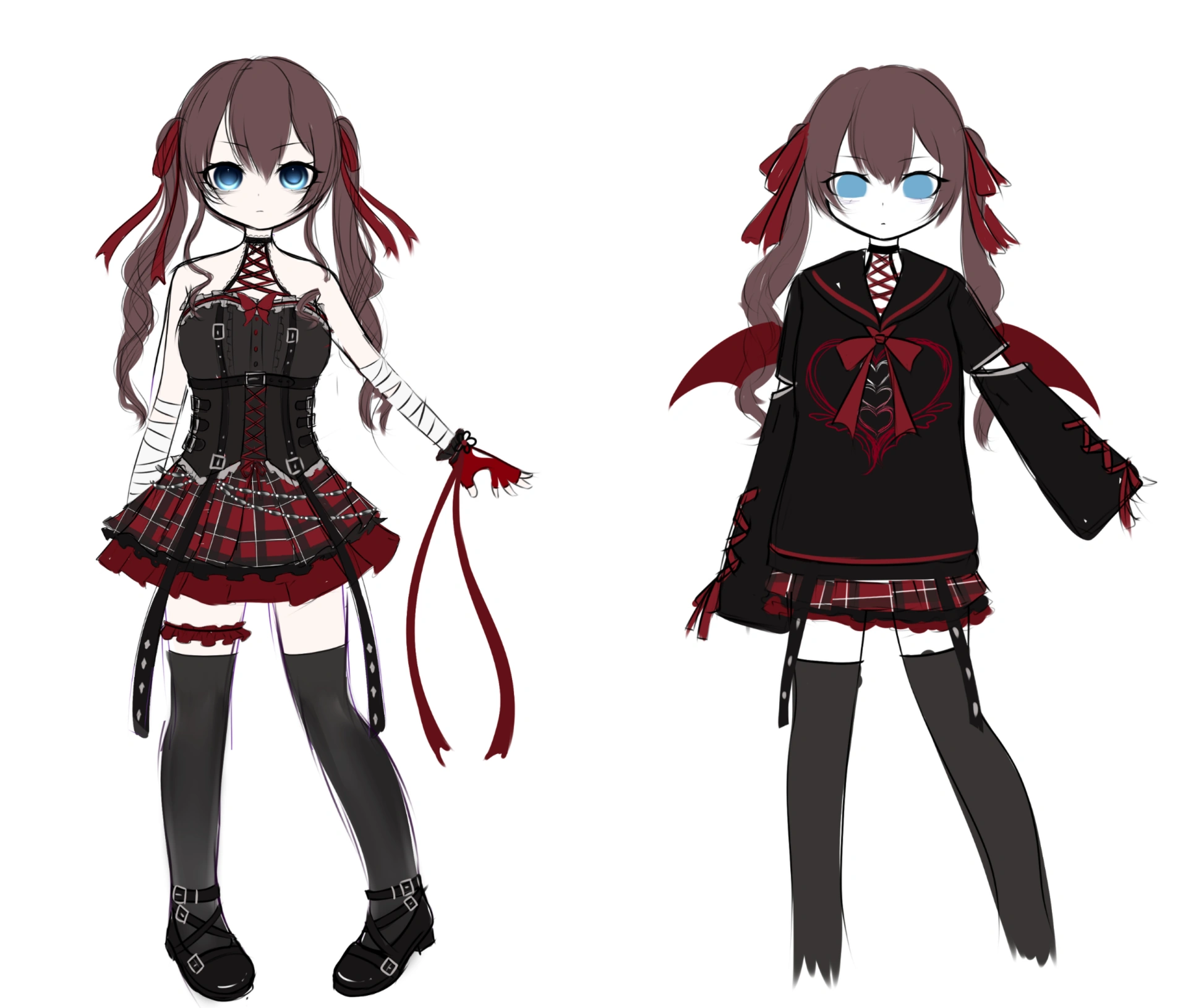 Mei Shirui's idol and casual outfit designs