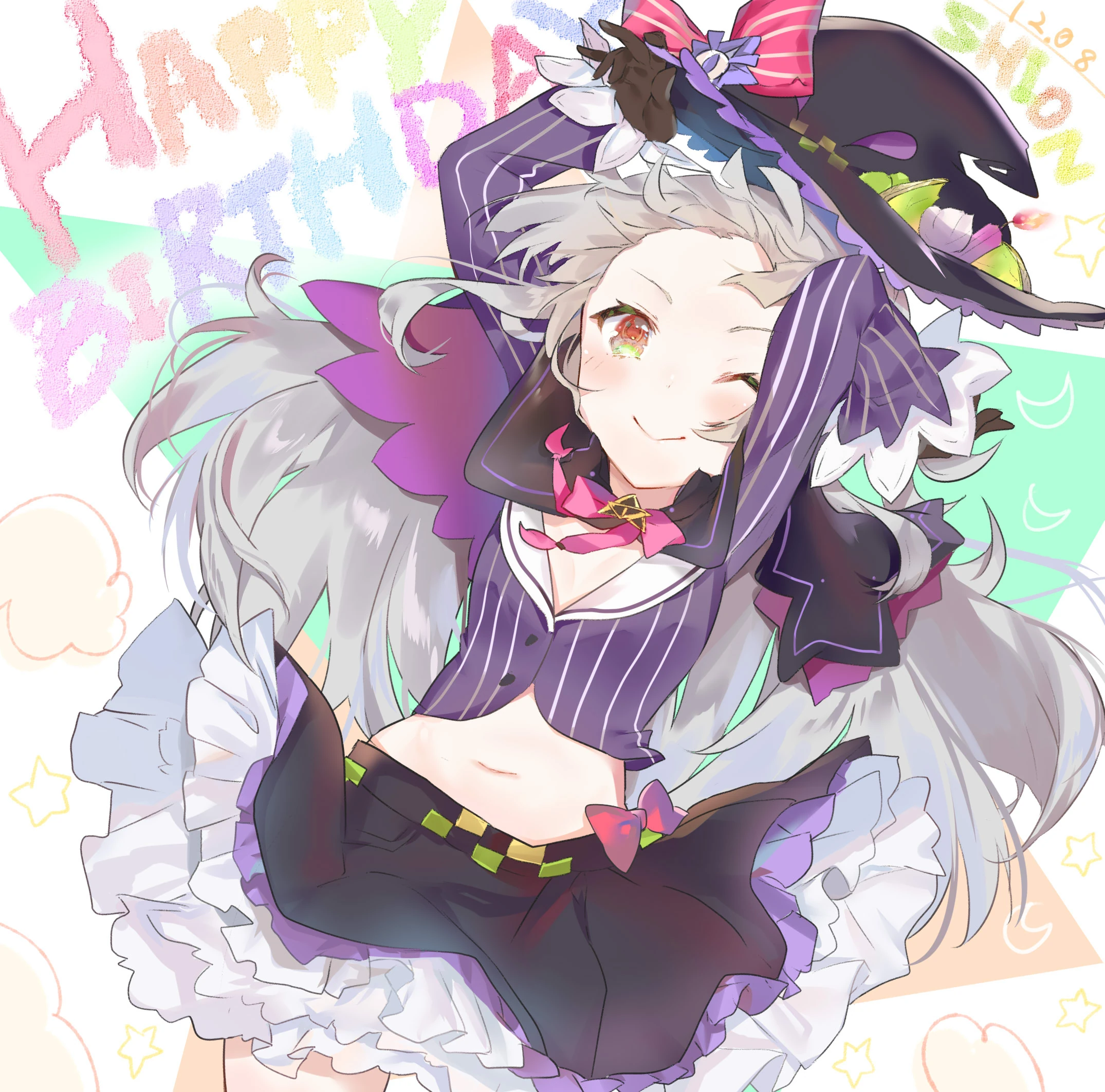 Murasaki Shion 2018 Birthday Illustration