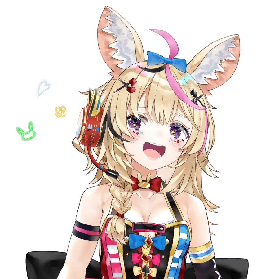 Fennec fox ears headset accessory