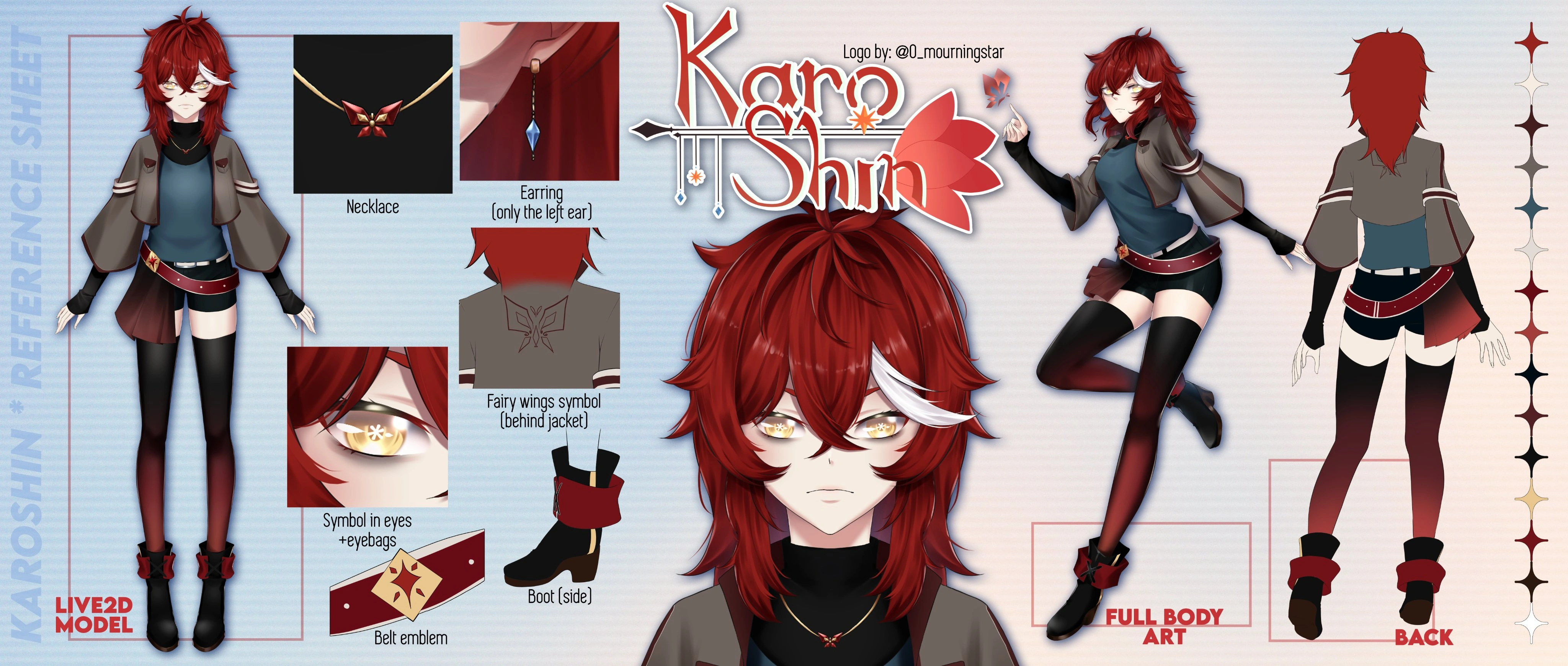 Original 2D model - reference sheet