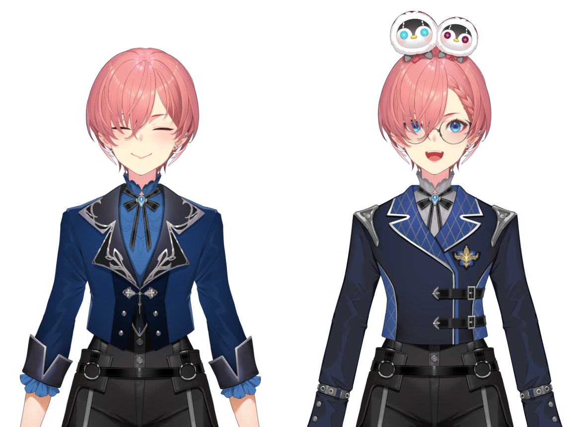 Fourth Costume Dark Blue Version