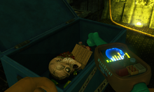 The , reacting to a filled Trunk.