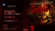 The dark red-themed Shadow Warrior main menu