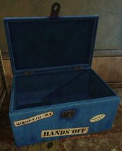 Janitor's Trunk with an open lid