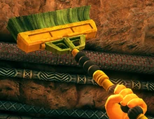 The broom's viewmodel.