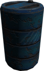 Blue barrel