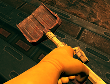 The shovel viewmodel.