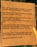 HouseOfHorrorNotePARTAY.png (502 KB) "This party's gonna be so sick!!"