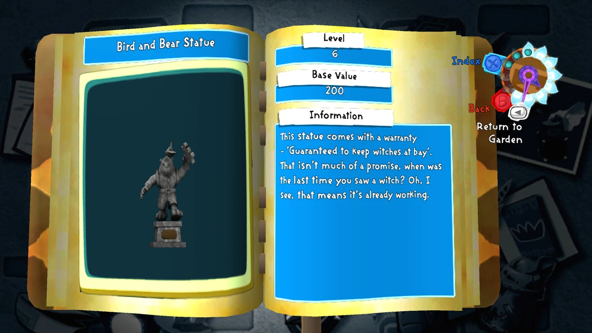 Bear and Bird Statue Viva Piñata Wiki Fandom