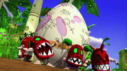 Professor Pester's Egg House With Graffiti