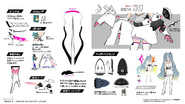 Concept art for GALAXY LIVE 2021 Miku. Illustrated by kannnu.
