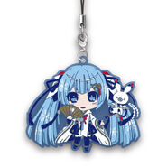 SNOW MIKU Crane Priestess ver. and Yukine keychain