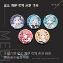 Tea Party buttons; illust. Fengye