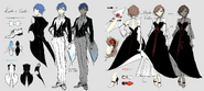 Concept art for MEIKO and KAITO.