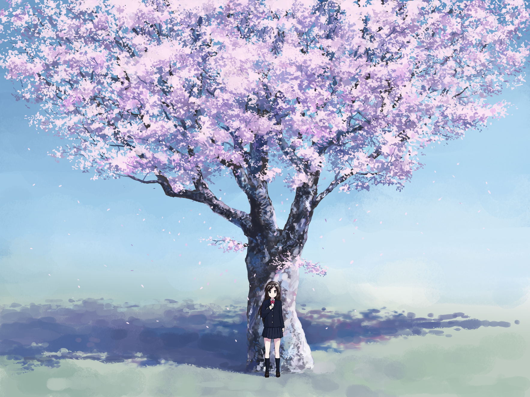 (A0033)パセ・ジェラルド「花咲く桜の木」 A0033)パセ・ジェラルド「花咲く桜の木」 A0033)パセ