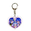 Acryllic Heart-shaped Keychain featuring Otomachi Una Sugar/Spicy/TalkEx