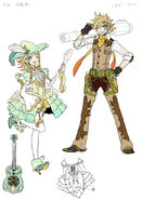 Concept art for Rin and Len