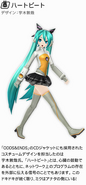 Miku's Heartbeat module for the song "ODDS&ENDS", designed by Uki Atsuya. From the video game Hatsune Miku -Project DIVA- f.