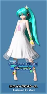 PDA WhiteOnePiece.jpg (28 KB) White One-Piece module for the song "Absolunote", designed by shari. From the video game Hatsune Miku -Project DIVA- Arcade.