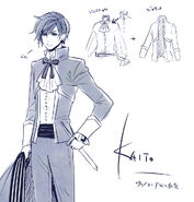 Concept art KAITO do piosenki Madness of Duke Venomania.