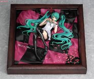 Good Smile company's World is Mine Miku figurine (dark frame ver.).