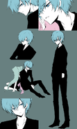 KAITO's concept arts for ACUTE.