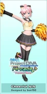 Luka's "Cheerful Luka" module used for the song "SING & SMILE",in the game -Project DIVA- Arcade Future Tone.