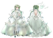 Miku's concept art for Cantaralla ~grace Edition~